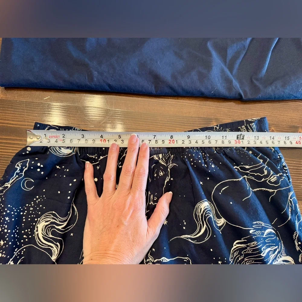 Victoria's Secret Midnight Blue Pegasus Pajama Set Size S EUC - Picture 9 of 9